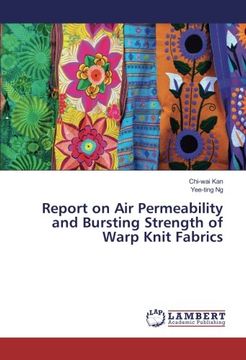 portada Report on Air Permeability and Bursting Strength of Warp Knit Fabrics