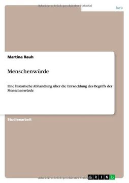 portada Menschenwürde (German Edition)