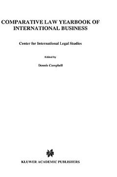 portada comparative law yearbook of international business 2001