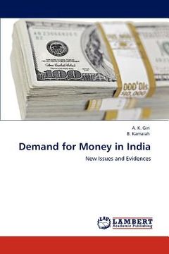 portada demand for money in india (en Inglés)