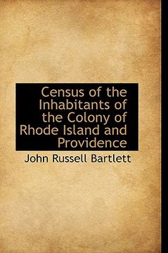 portada census of the inhabitants of the colony of rhode island and providence