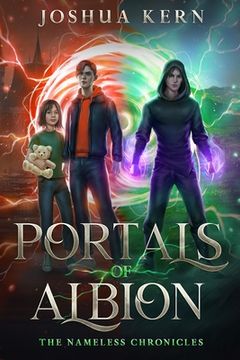 portada Portals of Albion: A LitRPG / Gamelit Portal Fantasy Novel (in English)
