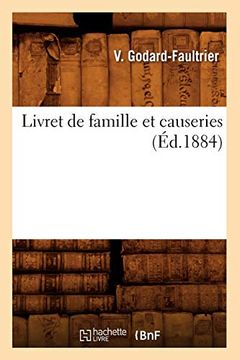 portada Livret de Famille et Causeries, D1884 Litterature 