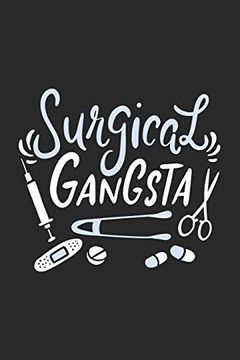 portada Surgical Gangsta: 120 Pages i 6x9 i Graph Paper 5x5 