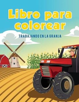 portada Libro para colorear: Trabajando en la granja