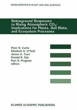 portada belowground responses to rising atmospheric co2: implications for plants, soil biota, and ecosystem processes (en Inglés)