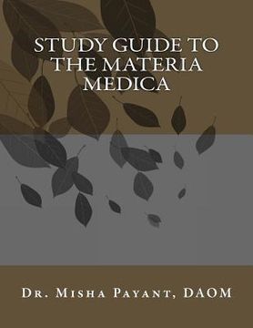 portada Study Guide to the Materia Medica (en Inglés)