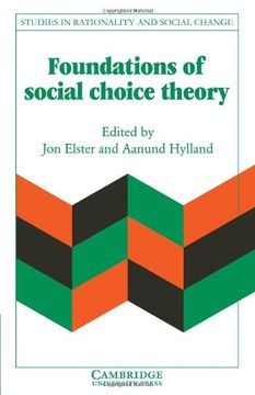 portada Foundations of Social Choice Theory (Studies in Rationality and Social Change) 