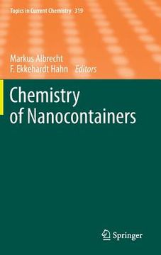 portada chemistry of nanocontainers (en Inglés)