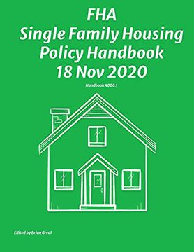 portada Fha Single Family Housing Policy Handbook 18 nov 2020 (en Inglés)