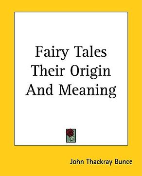 portada fairy tales their origin and meaning (en Inglés)
