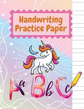 portada Adorable Kindergarten Writing Paper With Lines for abc Kids | Notebook With Dotted Lined Sheets for k-3 Students (en Inglés)