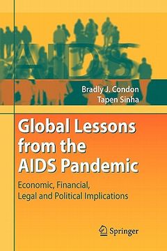portada global lessons from the aids pandemic: economic, financial, legal and political implications (en Inglés)