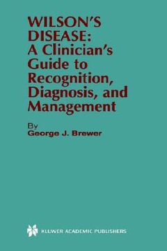 portada wilson s disease: a clinician s guide to recognition, diagnosis, and management (en Inglés)