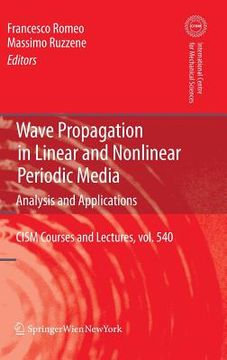 portada wave propagation in linear and nonlinear periodic media: analysis and applications (en Inglés)