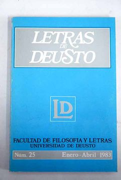 portada Letras de Deusto, Número 25, Enero-Abril 1983