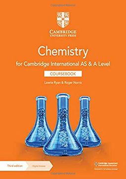 portada Cambridge International as & a Level Chemistry. Cours With Cambridge Elevate Edition. Per le Scuole Superiori. Con E-Book. Con Espansione Online (en Inglés)
