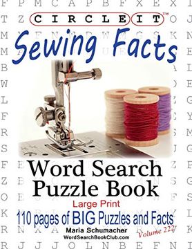 portada Circle it, Sewing Facts, Word Search, Puzzle Book 