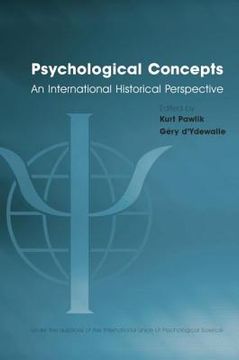 portada psychological concepts: an international historical perspective (in English)