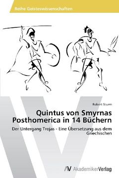portada Quintus von Smyrnas Posthomerica in 14 Büchern
