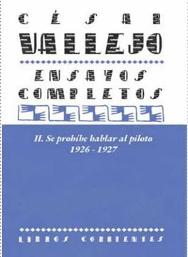 portada Cesar Vallejo Ensayos Completos ii (in Spanish)