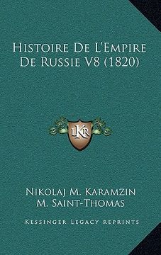 portada Histoire De L'Empire De Russie V8 (1820) (en Francés)
