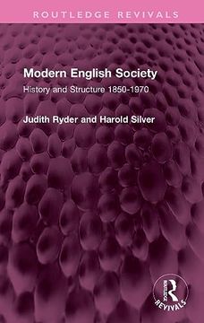 portada Modern English Society