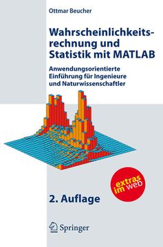 portada Wahrscheinlichkeitsrechnung und Statistik mit Matlab: Anwendungsorientierte Einführung für Ingenieure und Naturwissenschaftler. (in German)