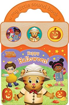portada Daniel Tiger's Neighborhood Happy Halloween 3-Button Sound Book for Little Trick-Or-Treaters (in English)