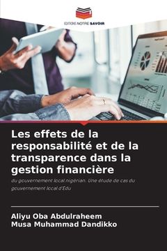 portada Les effets de la responsabilité et de la transparence dans la gestion financière (in French)