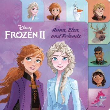 portada Frozen 2 Tabbed Board Book (Disney Frozen 2) (in English)