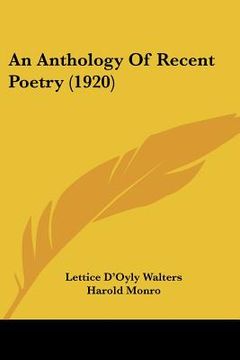 portada an anthology of recent poetry (1920) (en Inglés)