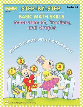 portada step by step math: measurement, fractions, and graphs