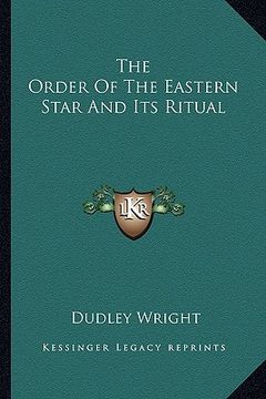 portada the order of the eastern star and its ritual