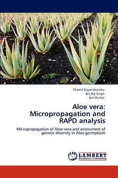 portada aloe vera: micropropagation and rapd analysis (in English)