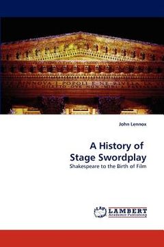 portada a history of stage swordplay (in English)