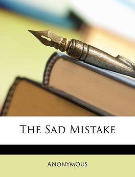 portada the sad mistake (en Inglés)