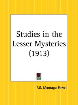 portada studies in the lesser mysteries (en Inglés)