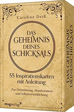 portada Das Geheimnis Deines Schicksals? 55 Inspirationskarten mit Anleitung: Zur Orientierung, Manifestation und Selbstverwirklichung (in German)