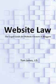 portada Website Law: the legal guide for website owners and bloggers (in English)