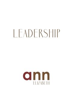 portada Leadership - Ann Elizabeth (en Inglés)