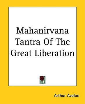 portada mahanirvana tantra of the great liberation (en Inglés)