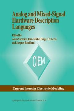 portada Analog and Mixed-Signal Hardware Description Language