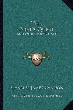 portada the poet's quest: and other poems (1841) (en Inglés)