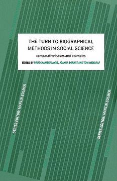portada the turn to biographical methods in social science: comparative issues and examples (in English)