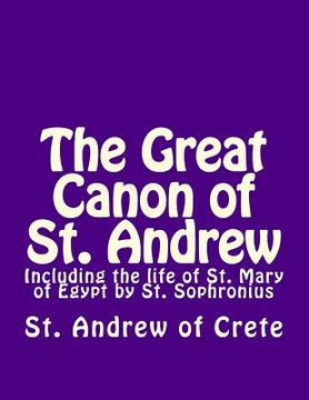 portada The Great Canon of St. Andrew of Crete (en Inglés)