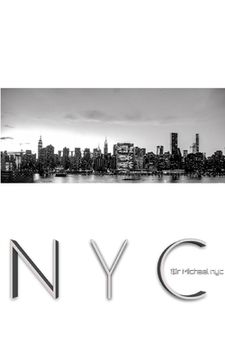 portada NYC iconic Manhattan skyline creative blank journal notebook $ir Michael designer edition: NYC iconic Manhattan skyline creative blank journa (en Inglés)