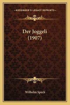 portada Der Joggeli (1907) (in German)