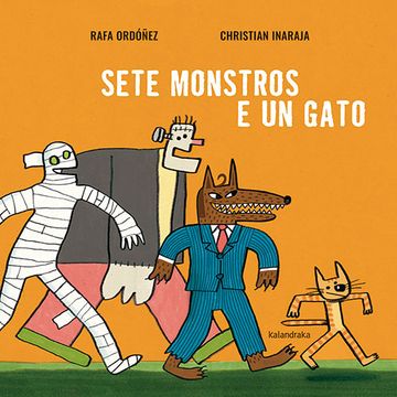 portada Sete Monstros e un Gato (en Gallego)