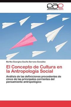 portada el concepto de cultura en la antropolog a social